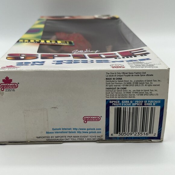 Vintage 1998 SPICE GIRLS ON TOUR GERI GINGER DOLL unopened READ GALOOB 23530 - Picture 10 of 16